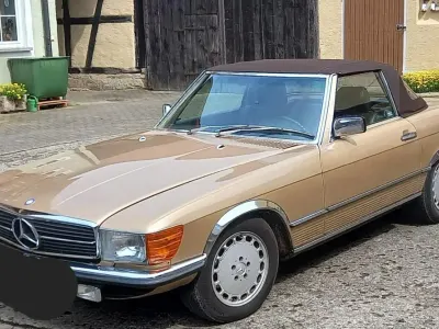 Gebraucht Mercedes SL280 180 PS (132 kW) 1982 Gold Cabrio