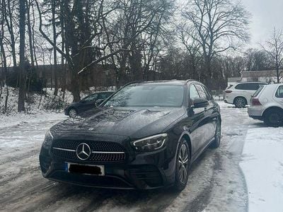 Schwarz Gebraucht 2021 Mercedes E200 AMG line Kombi | 31.800 € (Guter Preis)