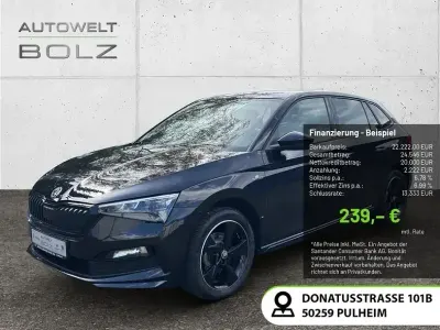 Brugt Skoda Scala Monte Carlo 150 HK (110 kW) 2022 Sort Hatchback