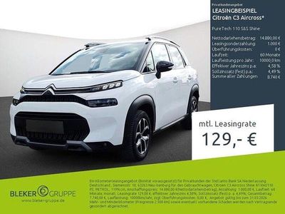 Gebraucht Citroën C3 Aircross Shine 110 PS (80 kW) 2024 Weiß SUV