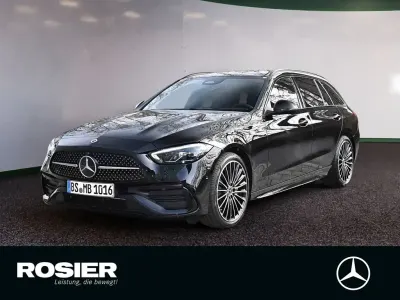 Gebraucht Mercedes C180 AMG line 170 PS (125 kW) 2026 Schwarz / obsidianschwarz Kombi
