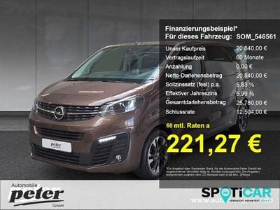 Gebraucht Opel Zafira Life Edition 177 PS (130 kW) 2022 Nuss braun Van / Kleinbus