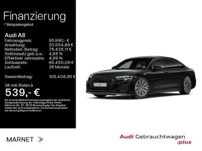 Neu Audi A8L Ambiente 462 PS (339 kW) 2025 Mythosschwarz metallic Limousine