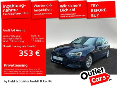 Gebraucht Audi A4 204 PS (150 kW) 2023 Navarrablau metallic Kombi