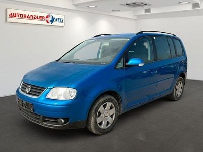 Gebraucht VW Touran 116 PS (85 kW) 2003 Blau Van / Kleinbus