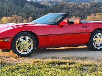 Second-hand Corvette C4 333 CP (244 kW) 1988 Roșu Cabrio
