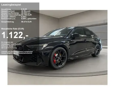 Neu Audi RS3 Sport 400 PS (294 kW) 2026 Schwarz Limousine