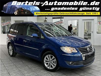Biscay blue perleffekt Gebraucht 2007 VW Touran Highline Van / Kleinbus | 5.950 € (Teuer)