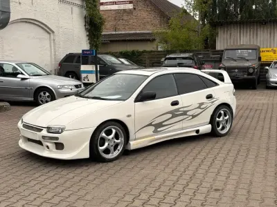 Gebraucht Mazda 323F 144 PS (105 kW) 1995 Weiß Coupé