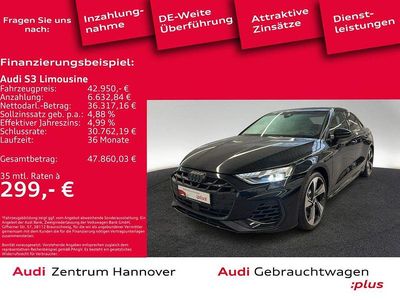 Gebraucht Audi S3 Ambiente 333 PS (244 kW) 2024 0e mythosschwarz metallic (metallic) Limousine