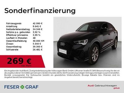 Gebraucht Audi Q3 Sportback S-Line 150 PS (110 kW) 2025 Mythosschwarz metallic SUV