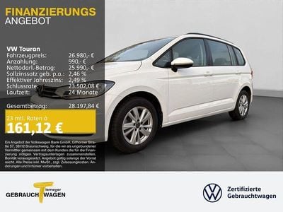 Weiß Gebraucht 2024 VW Touran Comfortline Van / Kleinbus | 26.420 € (Superpreis)