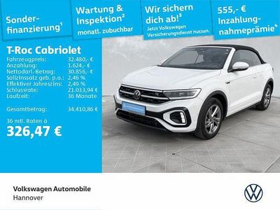 Usata VW T-Roc Cabriolet R-line 150 CV (110 kW) 2025 Bianco Cabrio