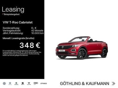 Gebraucht VW T-Roc Cabriolet R-line 150 PS (110 kW) 2022 Rot Cabrio
