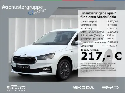 Neu Skoda Fabia Tour 95 PS (69 kW) 2025 Weiß Limousine