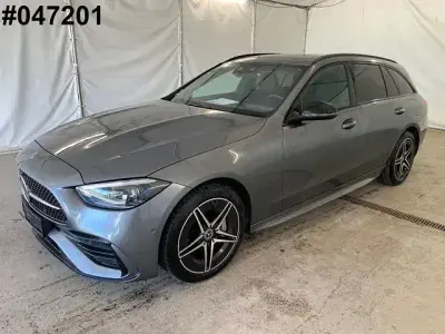 Gebraucht Mercedes C300e AMG line 313 PS (230 kW) 2023 Selenitgrau  metalliclack Kombi