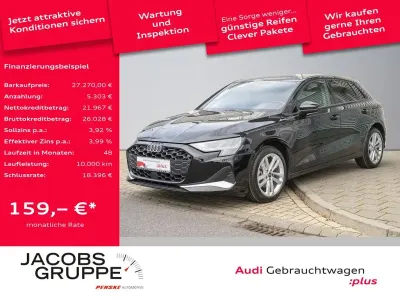 Brugt Audi A3 Advanced Plus 150 HK (110 kW) 2025 Sort Sedan