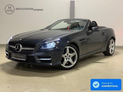 Grau Gebraucht 2014 Mercedes SLK200 AMG line Cabrio | 23.980 € (Etwas zu teuer)