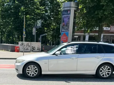 Gebraucht BMW 318 143 PS (105 kW) 2007 Silber Kombi