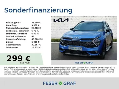 Gebraucht Kia Sportage GT-Line 160 PS (117 kW) 2024 Blau SUV