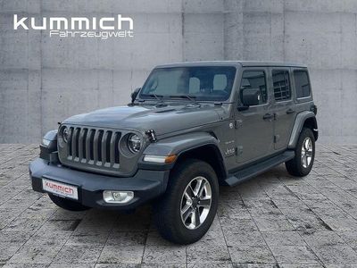 Gebraucht Jeep Wrangler Unlimited Sahara 272 PS (200 kW) 2021 Grau SUV