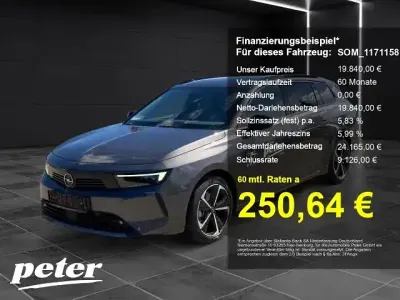 Gebraucht Opel Astra Edition 110 PS (80 kW) 2024 Vulkan grau () Kleinwagen