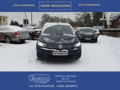 Atlantik blue metallic Gebraucht 2019 VW Touran Comfortline Van / Kleinbus | 18.900 € (Guter Preis)