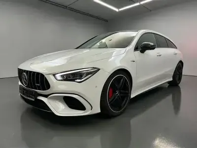 Brugt Mercedes CLA45 AMG AMG 421 HK (309 kW) 2021 Hvid Stationcar