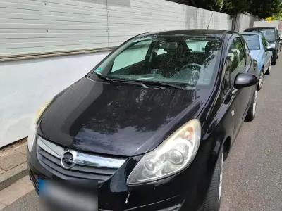 Gebraucht Opel Corsa 2008 Schwarz Kleinwagen