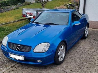 Gebraucht Mercedes SLK200 163 PS (119 kW) 2001 Blau Cabrio