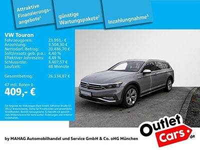 Gebraucht VW Touran United 150 PS (110 kW) 2020 Weiß Van / Kleinbus