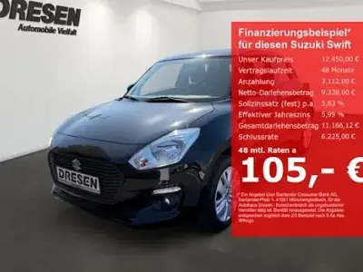 Gebraucht Suzuki Swift Comfort 90 PS (66 kW) 2019 Schwarz Kleinwagen
