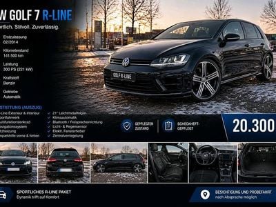 Usata VW Golf VII R 300 CV (220 kW) 2014 Nero Berlina