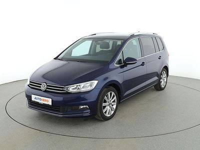 Gebraucht VW Touran Highline 150 PS (110 kW) 2021 Blau Van / Kleinbus