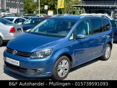 Gebraucht VW Touran Life 105 PS (77 kW) 2013 Blau Van / Kleinbus