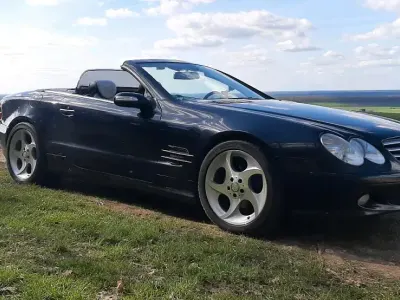 Gebraucht Mercedes SL350 Edition 2005 Schwarz Cabrio