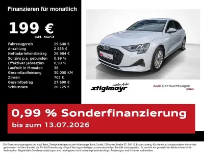Gebraucht Audi A3 Advanced Plus 150 PS (110 kW) 2025 Gletscherweiß Limousine