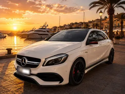 Gebraucht Mercedes A45 AMG AMG 381 PS (280 kW) 2015 Weiß Kleinwagen