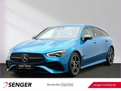 Brugt Mercedes CLA200 Shooting Brake AMG 163 HK (119 kW) 2025 Blå Stationcar
