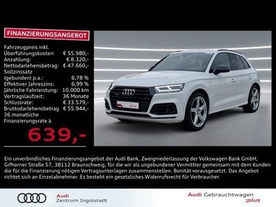gebraucht Audi SQ5 TDI MATRIX STHZG PANO ACC AHK NAVI+ LUFT 21"