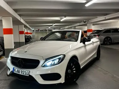 Gebraucht Mercedes C300 AMG line 245 PS (180 kW) 2016 Weiß Cabrio