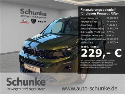 Gebraucht Peugeot Rifter Allure 131 PS (96 kW) 2025 Gruen Van / Kleinbus