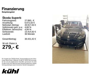 Gebraucht Skoda Superb SportLine 200 PS (147 kW) 2021 Crystalblack premium metallic Kombi
