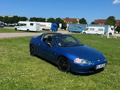 Gebraucht Honda CR-X 125 PS (91 kW) 1993 Blau Cabrio