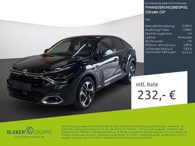Gebraucht Citroën C4 PureTech 131 PS (96 kW) 2023 Schwarz SUV
