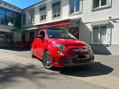 Usata Fiat 500C Abarth 160 CV (117 kW) 2015 Rosso Cabrio