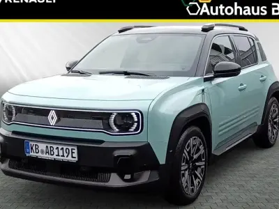 Neu Renault 4 E-Tech Iconic 110 kW (150 PS) 2025 Hautsdefrancegrün, black pe SUV