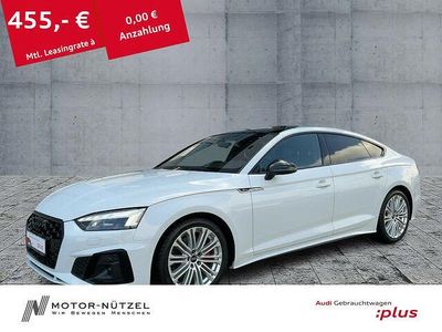 Gebraucht Audi A5 Sportback S-Line 204 PS (150 kW) 2024 Gletscherweiß metallic Kleinwagen