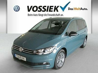 Gebraucht VW Touran IQ Drive 150 PS (110 kW) 2020 Blau metallic Van / Kleinbus