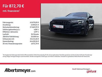 Gebraucht Audi A8 Ambiente 286 PS (210 kW) 2023 Schwarz Limousine